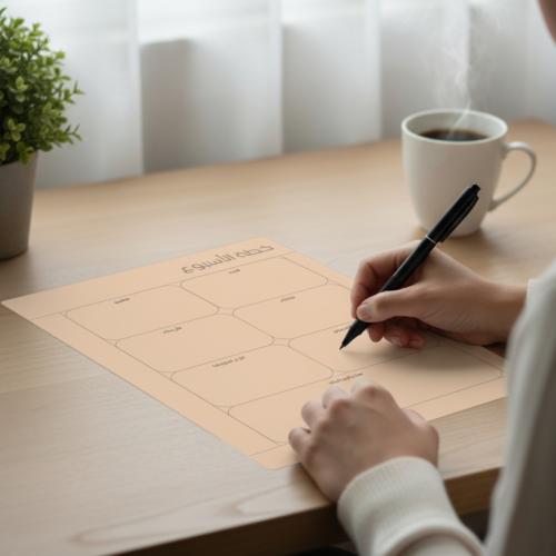 خطة الاسبوع