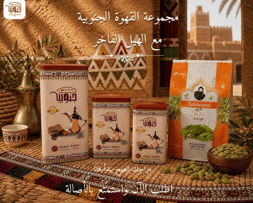 مجموعه القهوه الجنوبيه + الهيل الفاخر