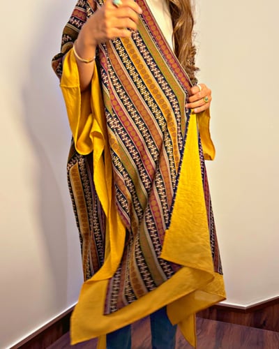 كيمونو كاجوال من الكشمير واللينين