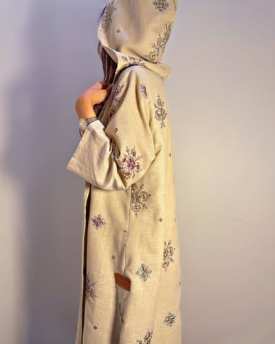 كيمونو مغربي كشميري مطرز ولينين