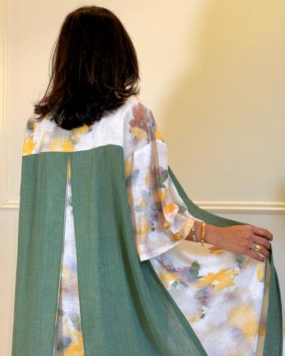 كارديجان كاجوال كلاسيكي مع طرحة