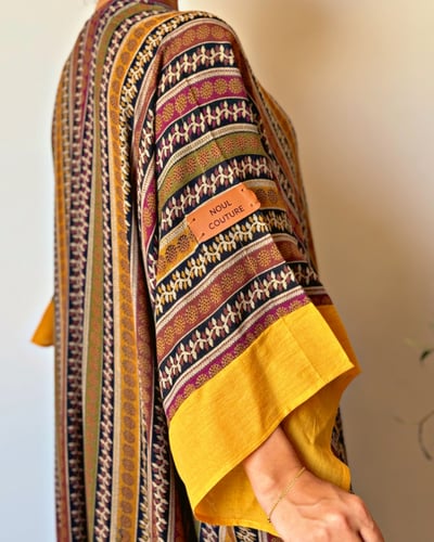 كيمونو كاجوال من الكشمير واللينين