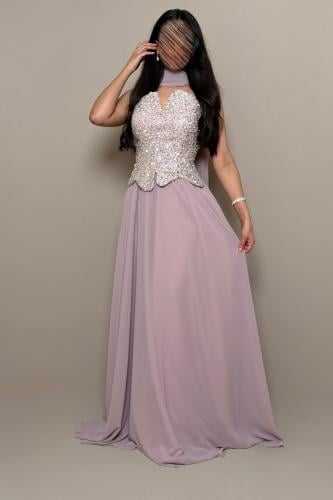 فستان سهره توب بقصه كورسيه مطرزه