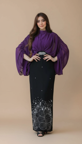 فستان سهرة أنيق يجمع بين الفخامة والرقي