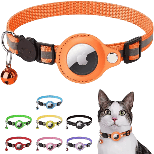 طوق تتبع للقطط مع ابل اير تاغ