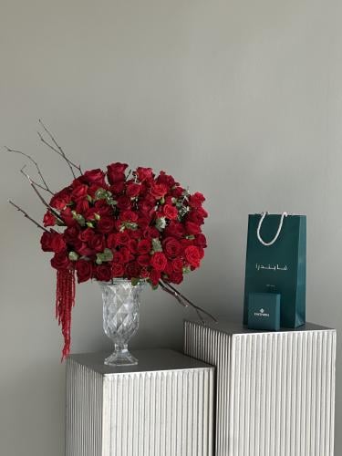 عقد فضه & فازة الحب الفاخرة