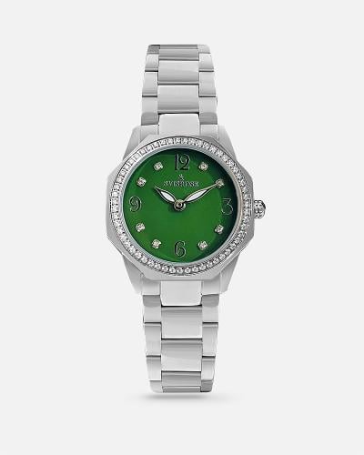 ساعة نسائية سفيسروز فضي