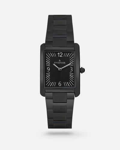 ساعة رجالية سفيسروز ستيل بلون اسود