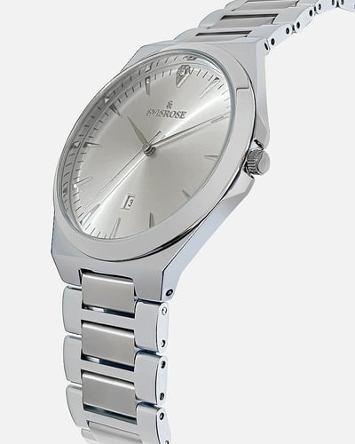 ساعة نسائية سفيسروز ستيل بلون فضي