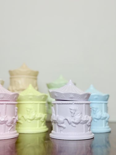 علبة كاروسيل تحفة الملاهي جبس