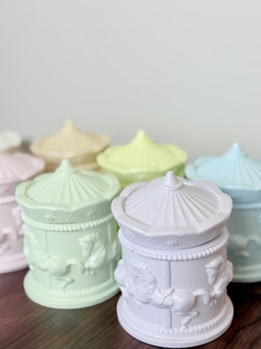 علبة كاروسيل تحفة الملاهي جبس