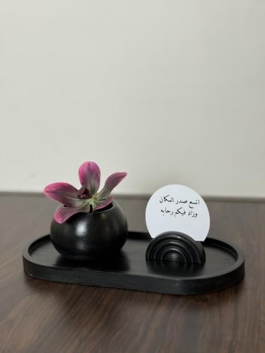 6 أطقم تنسيق ضيافة أسود