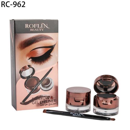 جل وبودرة الحواجب والآيلاينر 2 في 1 من ROFLIN BEAU...