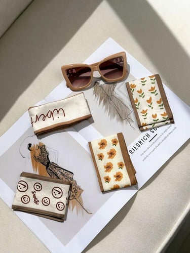 وشاح زهور الغروب