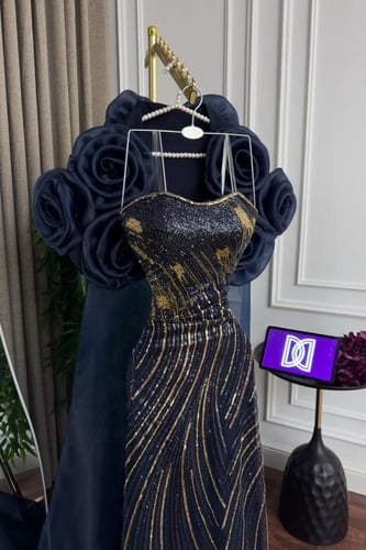 فستان سهره كلفه تطريز خرز جاکت جازار کلوش