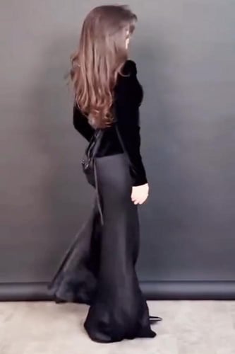 فستان سهره جوخ معى تفته استرتش