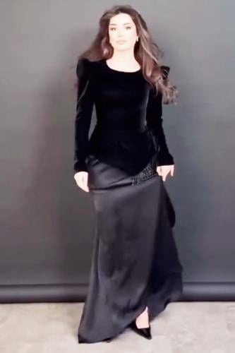 فستان سهره جوخ معى تفته استرتش
