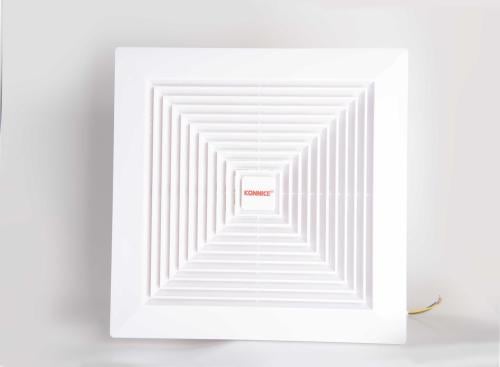 مروحة سقف شفط ديكور بلاستيك 12" (30*30) كون نايس