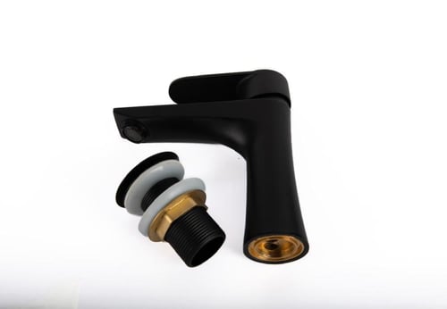 خلاط مغسلة اسود 52203 هانز سمارت الماني