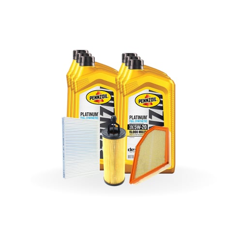 بكج تغيير زيت بنزويل 5W-20 مع فلاتر أصلية 3.6 دوج...