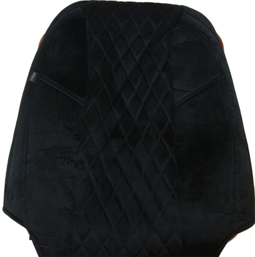 تلبيسه سيدان اسود مربعات مخمل