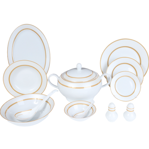 طقم سفرة 45 قطعة مزخرف