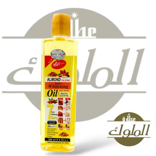 فيت جولد زيت اللوز الحلو لتفتيح واصلاح الجسم وإزال...