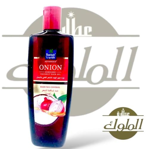 باراشوت، زيت الشعر، خلاصة البصل وجوز الهند