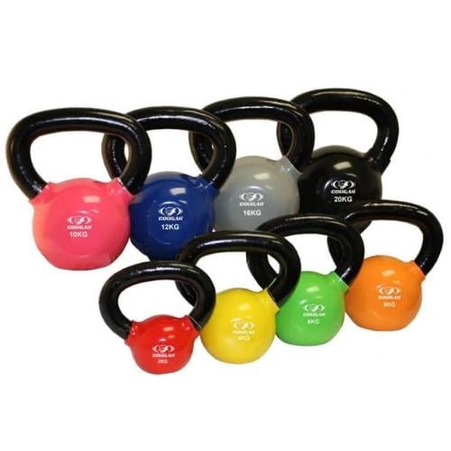 Vinyl Dipped Kettlebell Set 2–10KG [Wanja Fitness...