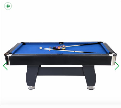 طاولة بلياردو 8 قدم [Delta Power | DP-GME-7426] Bi...