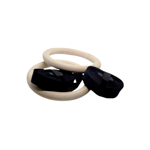Wooden Gym Rings [MD Buddy | MD1352] حلقات تعلق خش...