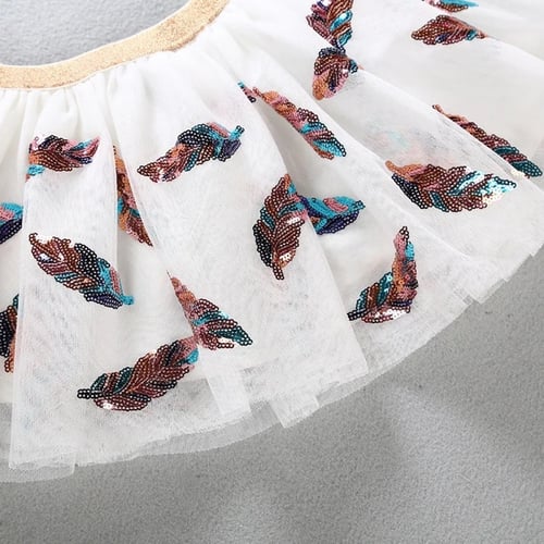 تنوره بيضاء بالترتر للحفلات