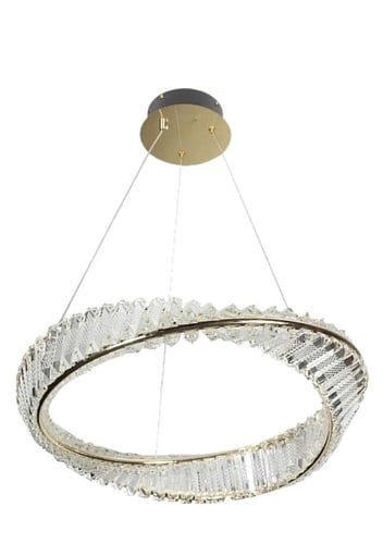 ثريا هيمن مودرن ذهبي مع لون إنارة 3 إضاءات متغيرة...