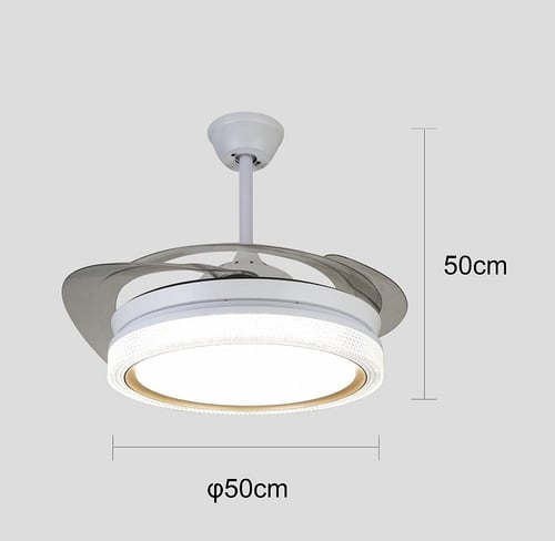 مروحة السقف القابلة للطي ذهبي لون الانارة 3اضاءات...