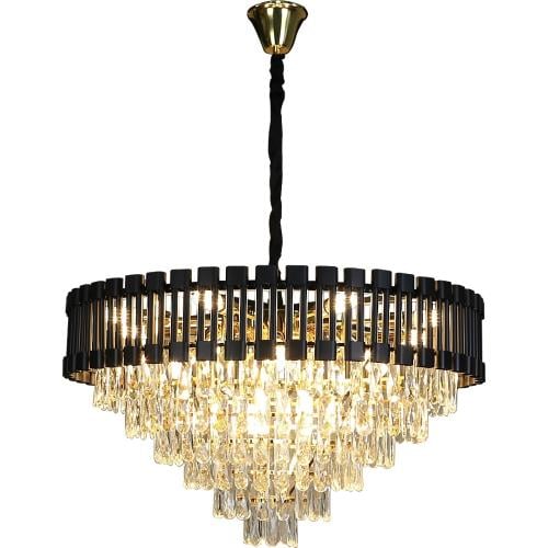 ثريا كريستال أسود قطر 80 سم