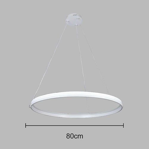 نجف مودرن أبيض 3 اضاءات 115 واط قطر 80 سم