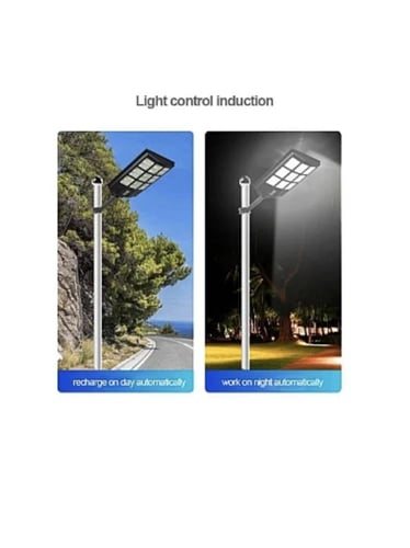 كشاف 3 أوجه لون الانارة ابيض طاقة شمسية مع ريموت ت...