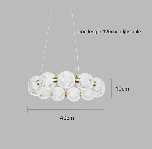 ثريا مودرن ذهبي لون الإنارة 3 إضاءات قطر 40 سم 15...