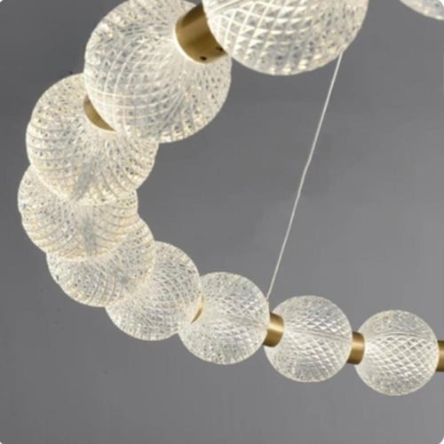 ثريا مودرن ذهبي لون الإنارة 3 إضاءات قطر 60 سم 25...