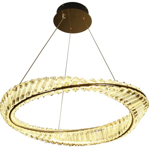 ثريا هيمن مودرن ذهبي مع لون إنارة 3 إضاءات متغيرة...