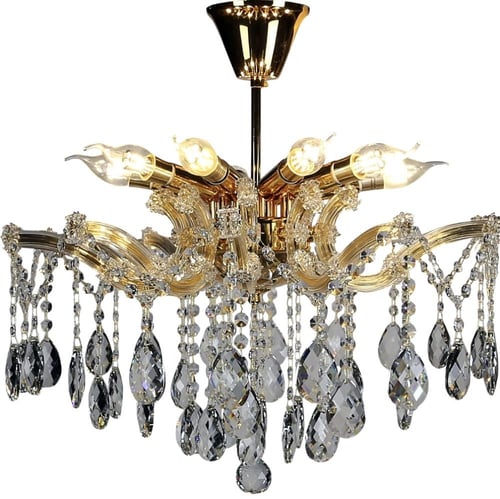 ثريا شمعدان ذهبي فاخر قطر 56 سم