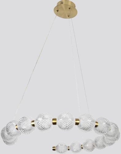 ثريا مودرن ذهبي لون الإنارة 3 إضاءات قطر 60 سم 20...