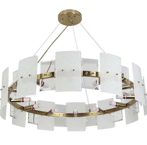 ثريا مودرن ذهبي فاخر قطر 80 سم