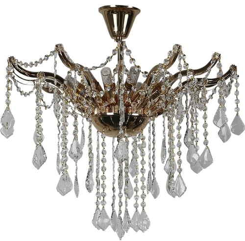 ثريا شمعدان ذهبي فاخر قطر 80 سم