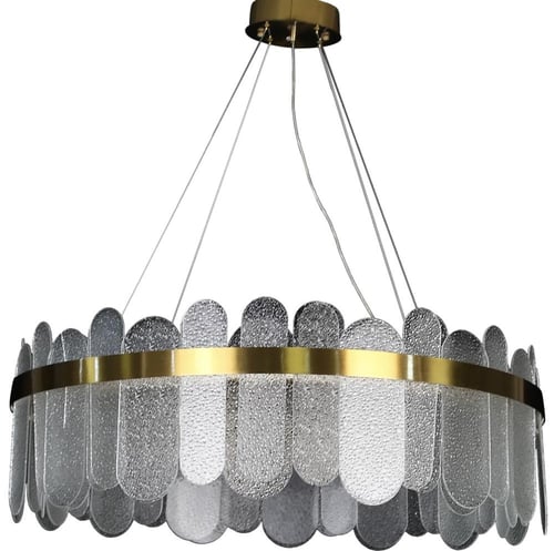 ثريا مودرن بحزام ذهبي لون الإنارة 3 إضاءات قطر 80...