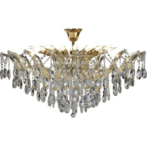 ثريا شمعدان ذهبي فاخر قطر 110 سم