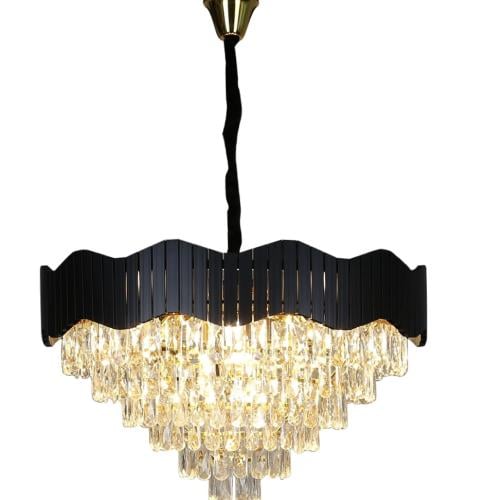 ثريا كريستال أسود قطر 80 سم