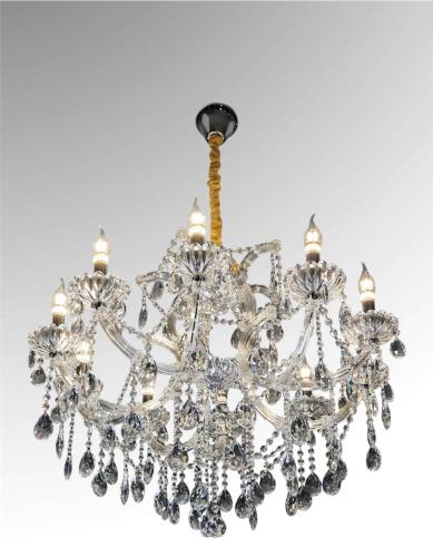 ثريا شمعدان فضي فاخر فضي قطر 70 سم