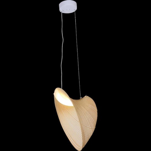 نجف مودرن نسيج إضاءة أصفر 18 واط قطر 60 سم