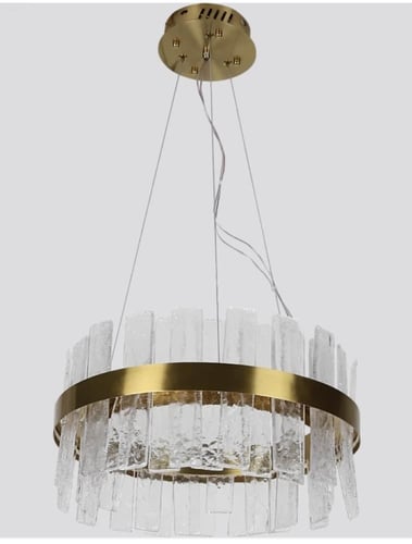 ثريا مودرن ذهبي لون الإنارة 3 إضاءات قطر 40 سم 30...